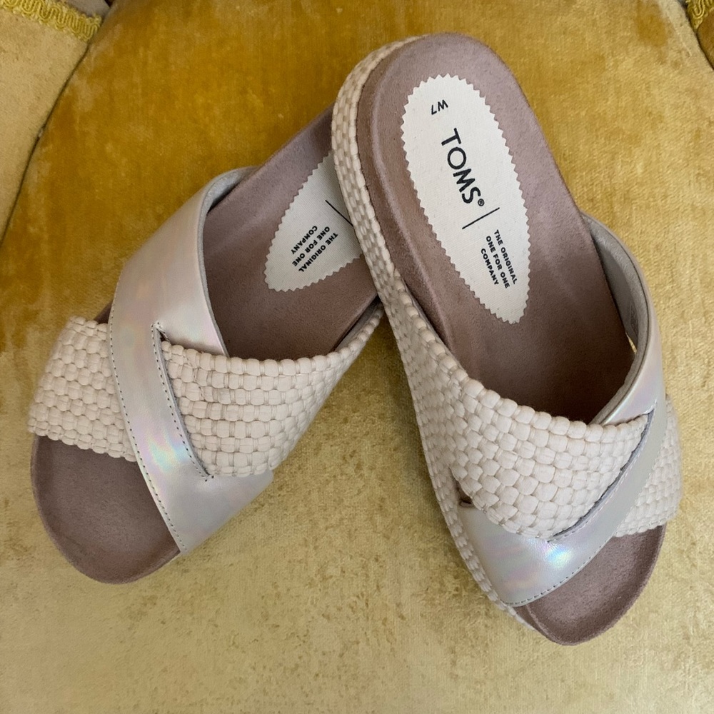 TOMS| Paloma Crisscross Slides Sandals